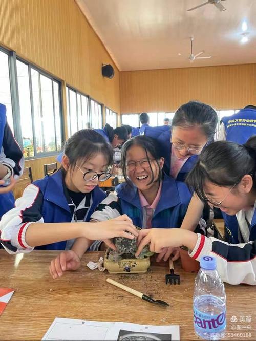 初二年段举行劳动教育实践活动